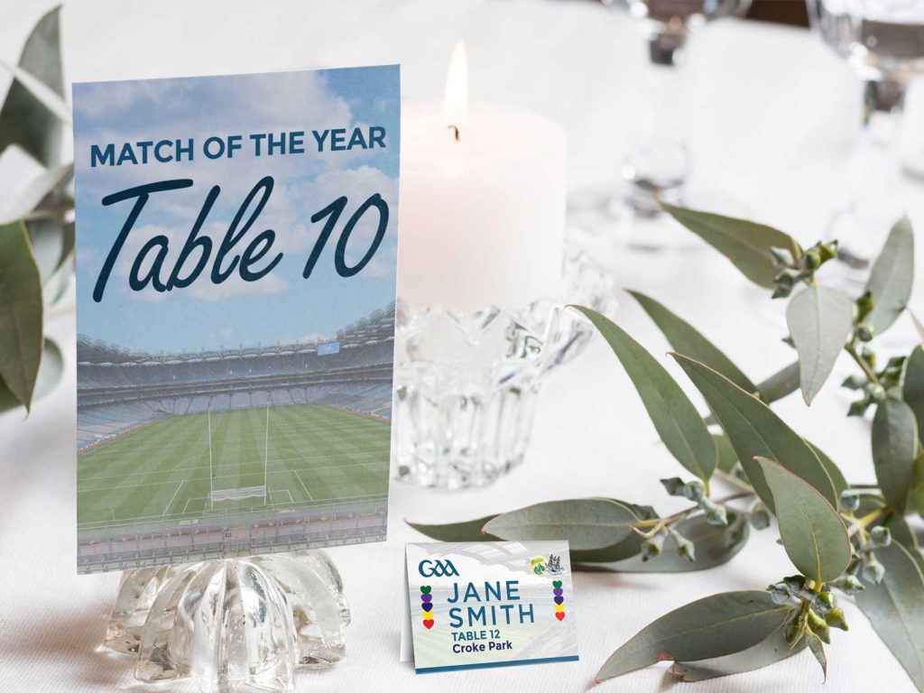 Table Number Cards