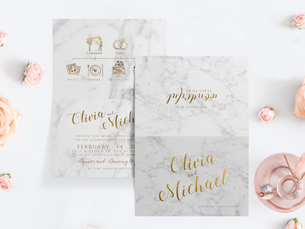 Medium Wedding Invitation